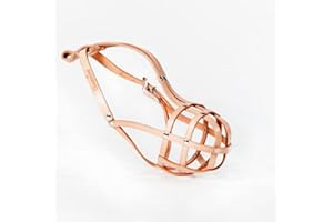 L&J PETS UK Lekka skórzana kaganiec dla psa chihuahua yorkshire terrier mini dzban i inne małe psy