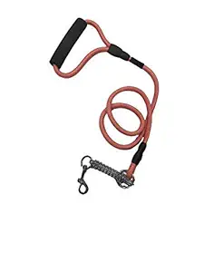 Pets Empire Spring Reflective Pet Dog Leash for Harnesses Collar Cat Nylon EVA Rope Puppy Training Walking Running Lead Leashes 1 Piece Color May Vary (Medium)