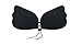 Price comparison product image Butterme Women's Seamless Strapless Backless Self Adhesive Silicone Invisible Deep V-shaped Push-up Bra with Drawstring (Black, Cup D)