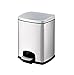 Produktbild LIYONGDONG® Trash Dosen Square Edelstahl Pedal Mülleimer Haushalt Müll Größe 230 * 228 * 300mm Stainless steel L