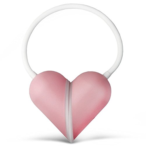 détail IPUIS Veilleuses de Cœur Portable Lampe en Forme de Cœur Lumière de Table Bureau Nuit LED Lampe de Lecture avec 3 Eclairage Modes Lumière Jaune - Gooseneck Flexible Batterie Intégrée Rechargeable avec Cordon USB (Rose)