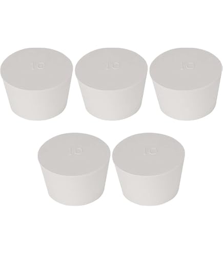Tapones Cónicos De Silicona Para Recubrimiento – 20 Unidades De 1,5mm A 5,5mm – Para Pintura, Anodizado, Laboratorio