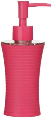 Free Standing Lotion Dispenser With Hot Pink Plastic (ABS)