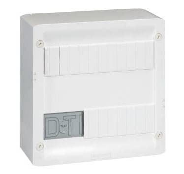 Legrand Coffret Multimédia Basique avec brassage - équipé et précâblé 4 prises RJ 45