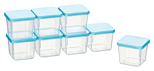 Kigima Mini-Tiefkühldose 0,03l rechteckig 3,5x3,5x3,3 cm 8er Set