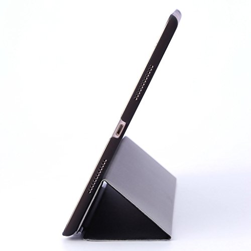 iMusi iPad Pro 9.7 Hülle Schutzhülle Klapp Tasche Abdeckung Ledertasche für mit Automatischen Schlaf / Wach – Schwarz - 5