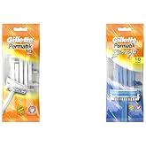 Gillette Permatik Kullan At Tıraş Bı&ccedil;ağı 10 Adet ve Gillette Permatik Banyo Kullan At Erkek Tıraş Bı&ccedil;ağı 10 Adet