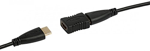 HDMI zu HDMI Adapter | Kupplung | HDMI Buchse zu HDMI Buchse | HDMI Verbindungsstück | HDMI Kupplung [ vergoldete Kontakte ] – MOVOJA 1Stück - 3