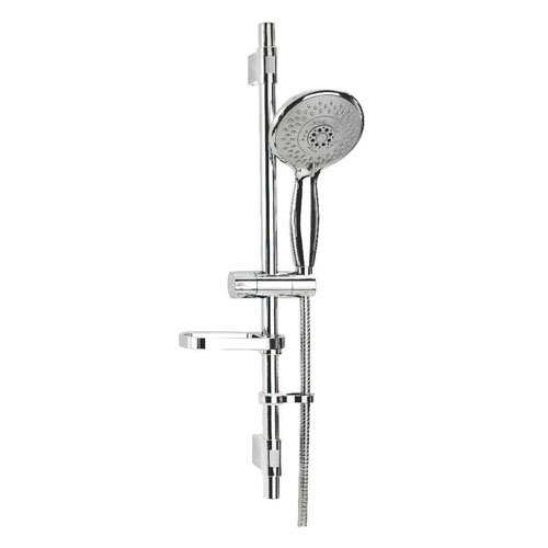 Croydex Contour 4 Function Flexi-Fit Shower Set Handset with Riser Rail and 1.5m Hose