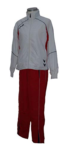 Preisvergleich Produktbild Hummel Trainingsanzug Women, White / red, Größe:XS(34)
