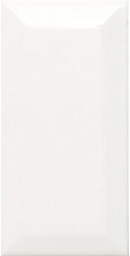 1 m² Metro Tiles Faceted Round Ceramic Mosaic Tile, White Shiny