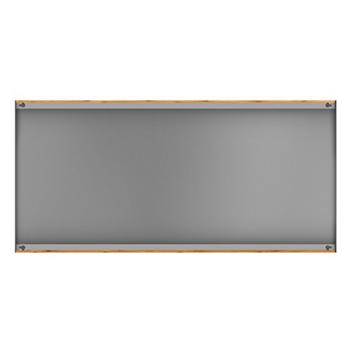 Magnettafel Bambus Memoboard Design Quer Metall Magnet Pinnwand Motiv Wand Stahl Küche Büro, Größe HxB: 37cm x 78cm - 4