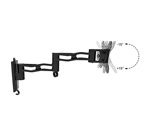 Duronic DM35W1X3 Wandmontierbare Monitorhalterung für einen LCD / LED Computer Bildschirme / Fernsehgeräte mit Kipp und Drehfunktion - 5