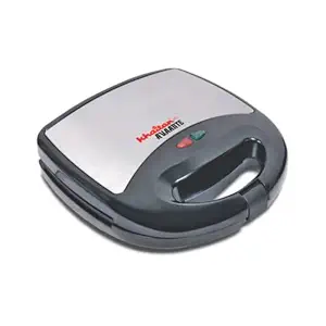 KHAITAN AVAANTE KA-525 (800 Watt) Food Grade Non-Stick Coated Plate with cool touch body Grill Sandwich Maker