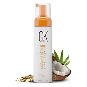 GK HAIR Global Keratin Styling Mousse 250ml | Volumizing Hair Mousse for Women and Men | Enhances Curls, Added Volume with Medium Hold | Boost Shine Moisturizing Hair Spray for Smoothening, Soothing