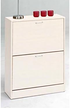 Kit Closet Shoe Rack, 2 Doors, White