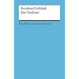 Bernhard Schlink: Der Vorleser. Lektüreschlüssel