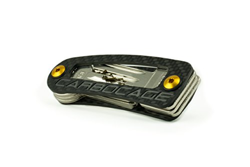 CARBOCAGE, portachiavi a gabbia colorato gold