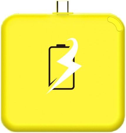 Fone Blast One time Use Charger (Yellow) Micro USB, Android Charger, Ideal for Pokemon Go