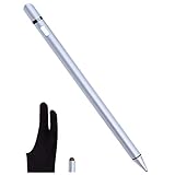 tablet pencil 2018 【Einstellbare feine Spitze&Anti-verlorene Magnetkappe】 Mit einer 1,5-mm-Druckspitze aus reinem Kupfer bietet der Active Stylus Pen hohe Präzision und Genauigkeit beim Schreiben und Malen. Einfaches Verschließen oder entfernen durch Magnetische Stiftkappe.Sie erhalten eine Magnetverschlusskappe mit Glasfaserspitze als Ersatz. Keine Sorge, wenn der Stift nicht mehr mit Strom versorgt wird. Drehen Sie ihn einfach um, um die Arbeit mit dem passiven Kondensorstift fortzusetzen