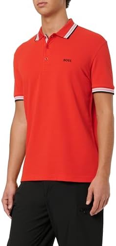 Boss Polo da Uomo, Open Red 644, L