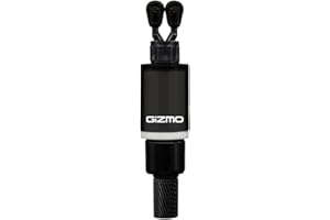 OUTDOORDINO Sonik Gizmo Litez Bob - Bisssanzeiger Swinger Carbon Weiß Schwarz - Bobbin für Karpfenangler Angelausrüstung - Bite Indicator Carp Fishing