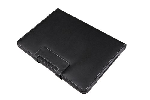 MoKo Abnehmbare Wireless Bluetooth Tastatur Drahtlose QWERTY Keyboard mit PU Leder Tasche Schutzhülle Ledertasche Lederhülle Hülle Case für Samsung Galaxy Tab 4 10.1/Nook 10.1 2014 Tablet, SCHWARZ - 8