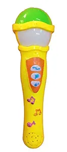 Standerd Bright Musical Microphone Singing mic Toy for Kids with Lights and self Voice | Sound Toys for Kids- Multi Colour? (Pack of 1)