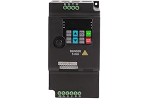 TOSUNY Convertisseur de fréquence pour Charges légères, 5.5kw 380V 3 Phase Input & Output VFD Inverter, Built-in Braking Unit, Universal Motor VFD for Light Load Type Equipment
