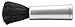 COMAIR Goats hair hairdressers/barbers neck brush - Silver