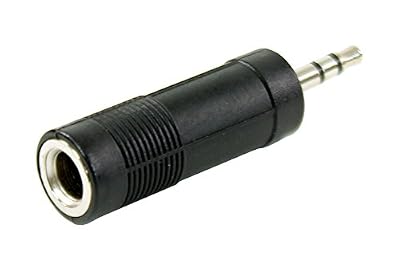 Plugger Adaptateur Jack femelle/mini mâle stéréo Noir