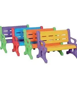 Little Fingers School Kids Plastic Bench(Color May Vary) -1 pc, 48 * 60 * 80cm (136)