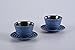 Produktbild Gusseisen Teetassen-Set 4-teilig Misaki japanblau mit Untersetzer