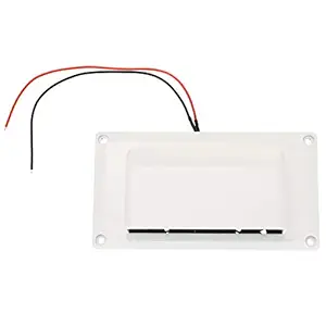 VICASKY RV Exhaust Vent RV Interior Side Air Vent Ventilation Exhaust Fan Motorhome Side Air Vent 12V for RV Trailer Camper White