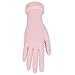 Elite99 Duable Trainer Training Movable False Model Hand Plastic Flectional Nail Art Acrylic Tip DIY Manicure Tool Oyster White
