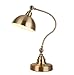 Produktbild QWE Tischlampe, Nordische Einfache Bronze Tischlampe Lernbüro Dimmbare Tischlampe Kreative Led Augenschutz Leselampe,Kupfer,A