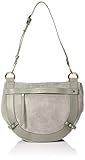 saddle shoes herren Reißverschluss Liebeskind Berlin Damen Nshobom Newsa Schultertasche, Grau (Hyena Grey), 12x32x29 cm