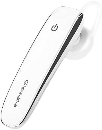 Bluetooth Handsfree Headsets, Glazata Wireless Driving Bluetooth 4.1 Headset with MIC CVC Noise Cancelling Earpiece for iPhone 6s 7 8 X iPad Samsung S8 (White)