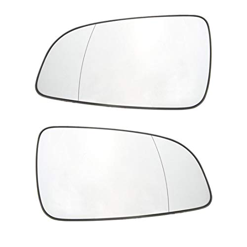 Togames-ES Conducteur latéral Droit Aile Miroir en Verre climatisé pour Opel Astra H MK5 2004 2008