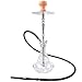 Produktbild Aladin MVP510 Shisha Wasserpfeife Hookah 51cm Nargile Edelstahl Regulierbar Alu Mundstück, WMVP510s, Farbe Shiny Klar