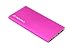 Produktbild EPOW® Top quality Ultra-Slim 10000mAh Externer Akku X2-Port USB, ultra dünn PowerBank Kompakt Tragbares Ladegerät für iPhone 7, iPhone 6, Galaxy S7 S6 und andere Smartphones - ROSA