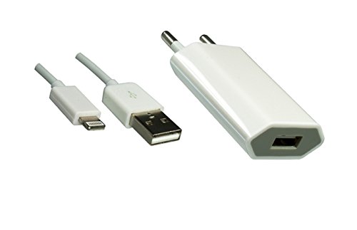 Preisvergleich Produktbild iPhone Kit USB Ladeadapter + Lightning Kabel, 1m