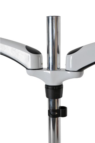 HF 3 Fach Monitor Halterung DS137D Tisch Stand Halter schwenkbar neigbar für TFT LED LCD Bildschirm Monitor 15 17 19 20 21 22 23 24 27 Zoll Neigung -90 ° / +85 ° | Schwenk 180 ° | 360 ° drehen - 7