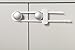 Dreambaby Sliding Locks - Extra Value (Pack of 3, White)