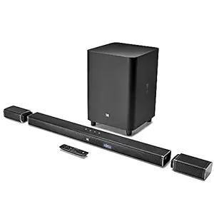 JBL Bar by Harman 510 Watt 5.1 Channel Truly Wireless Bluetooth Soundbar with Dolby Digital DTS (Black)