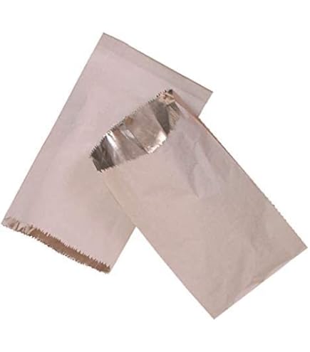 Advance Baker Bag 500 X Hot Food White Foil Lined 7" X 9" X
