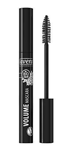 lavera Volume Mascara Wimperntusche ∙ Farbe black schwarz ∙ Volumen, Schwung & Definition ∙ Natural & innovative Make up ✔ vegan ✔ Bio Pflanzenwirkstoffe ✔ Naturkosmetik ✔ Augen Kosmetik 1er Pack (1 x 9 ml) - 3