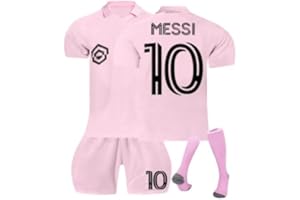 AZISEN Football Kit Tracksuit for Kids and Adults, 2024 2025 Soccer Jersey for Boys Football Training Shirts Shorts and Socks Sportwear Soccer Kit Activewear Outdoor Football Kit