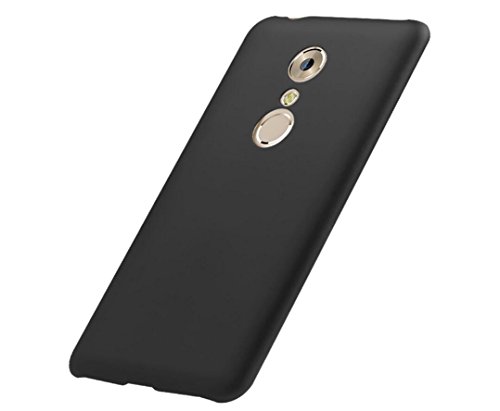 EIISION ZTE AXON 7 Funda Ultra ligero Suave mate sedoso pintura PC Funda protectora de tel  fono  Negro 