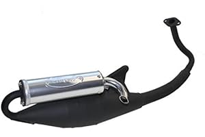 CITOMERX Auspuff Racing, kompatibel mit Peugeot 4 Takt China Motor Baotian, Benzhou, Ering, Jinlun, Kymco, MKS, Rex, Rieju, Sachs, Zhongyu, Zongshen, Flex Tech, Huatian, Longbo, Longjia, Rieju, Kreidler